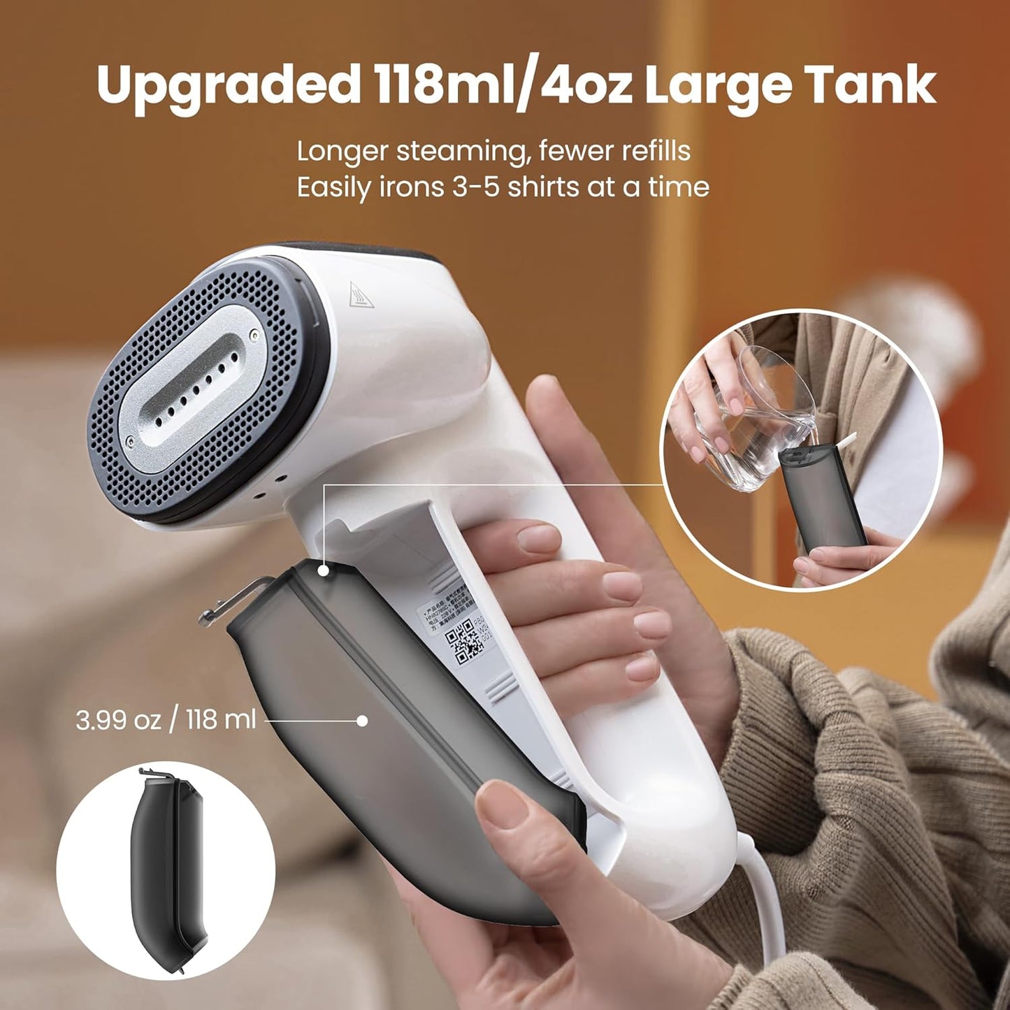 Défroisseur vapeur portable